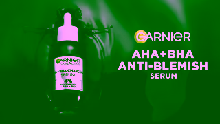 Garnier AHA BHA Charcoal Serum Ad Commercial Brand Imagery Photoshoot 0