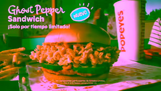 Popeyes Ghost Pepper Sandwich 15 TURKEY PRICELESS SPA Ad Commercial Brand Imagery Photoshoot 1