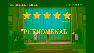 Universal Pictures THE PHOENICIAN SCHEME 30 Bold Review Stars In cinemas now Ad Commercial Brand Imagery Photoshoot 0