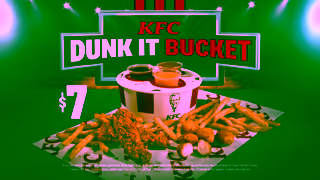 KFC KFC Slow Dunk Dunk It Bucket Ad Commercial Brand Imagery Photoshoot 2