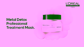 L'Oreal LOral Professionnel Metal Detox Professional Mask Up to 99 less breakage Ad Commercial Brand Imagery Photoshoot 0