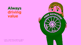 KALTIRE Added Value Free Rotations Price Match Guarantee Financing Free Flat Repairs Ad Commercial Brand Imagery Photoshoot 0