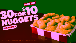 KFC KFCs 30 for 10 Nuggets Ad Commercial Brand Imagery Photoshoot 1