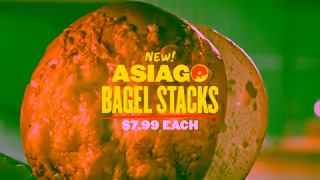 Panera Bread NEW Asiago Bagel Stacks Ad Commercial Brand Imagery Photoshoot 0