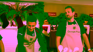 England National Football Team Kane Watkins Konsa Use Google Pixels Gemini Live Create the Ultimate Three Lions Festive Feast Ad Commercial Brand Imagery Photoshoot 2