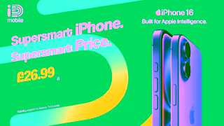 iD Mobile iD Mobile Get the supersmart iPhone 16 from just 2699 a month Ad Commercial Brand Imagery Photoshoot 0