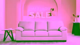 Nick Scali Half Price Three Seater Lounge Ad Commercial Brand Imagery Photoshoot 0