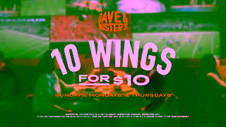Dave & Buster's Great Play Wings Only 15 BDAV0850000H YouTube Ad Commercial Brand Imagery Photoshoot 2