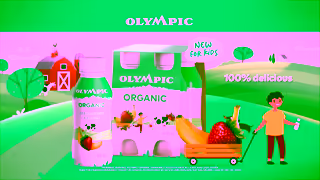Olympic Dairy Olympic Organic Kids Drinkable yogourt 50 Less Sugar EN Ad Commercial Brand Imagery Photoshoot 2