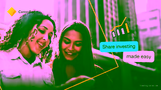 CommSec Share investing with CommSec all from the CommBank app Ad Commercial Brand Imagery Photoshoot 0