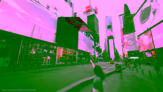 LG Electronics LG gram Pro Times Square sighting LG Ad Commercial Brand Imagery Photoshoot 0