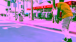 SMKFLWR A quick skate with Boo Johnson from SMKFLWR to the pier in Huntington Beach Ad Commercial Brand Imagery Photoshoot 1