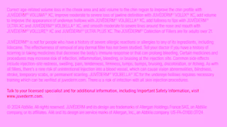 JUVEDERM aid104132 OLV Phase 1 OLV 30 Ad Commercial Brand Imagery Photoshoot 2