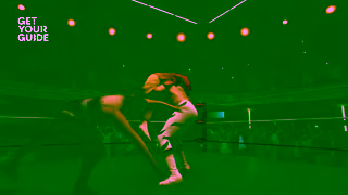 GetYourGuide AGUS2025BrandBasePlanDISBookForwardToIt16x9USENYTInStream15sLuchaLibreInMarketAffnity Ad Commercial Brand Imagery Photoshoot 1