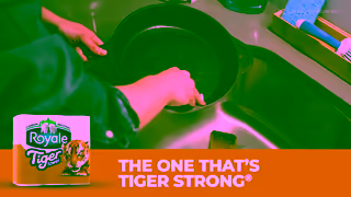 ROYALE TIGER STRONG Absorbent Even Cleans Pots Pans Ad Commercial Brand Imagery Photoshoot 2