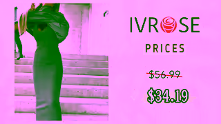 IVROSE Stylish Gray Dress for Less Ad Commercial Brand Imagery Photoshoot 1