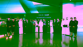 Qatar Airways Worlds first Boeing 777 Starlink flight a call with Elon Musk Ad Commercial Brand Imagery Photoshoot 0