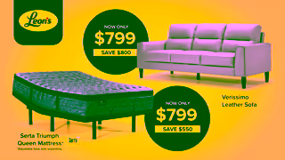 Leon's Furniture Leons Comfort Sale On Now Ad Commercial Brand Imagery Photoshoot 1