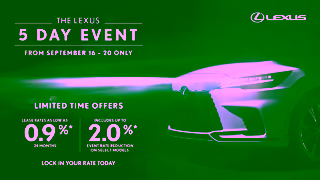 Lexus THE LEXUS 5 DAY EVENT Ad Commercial Brand Imagery Photoshoot 2