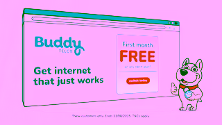 Buddy Telco First Month Free Buddy Telco TVC 6 second Ad Commercial Brand Imagery Photoshoot 2