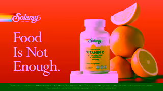 Solaray Solaray Food is not enough Vitamin C Ad Commercial Brand Imagery Photoshoot 2