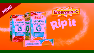 Emergen-C EmergenC Crystals Rip It Tip it Thats it Ad Commercial Brand Imagery Photoshoot 2