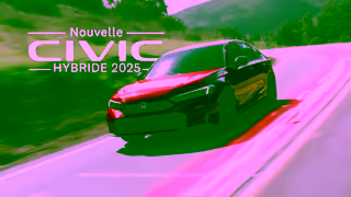 Honda La nouvelle Honda Civic hybride 2025 Ad Commercial Brand Imagery Photoshoot 0
