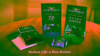 Ghirardelli Intensely Delicious Dark Chocolate Ghirardelli Intense Dark Squares Ad Commercial Brand Imagery Photoshoot 2