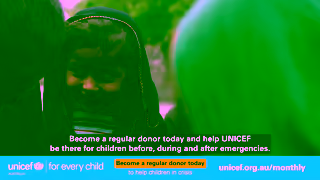 UNICEF A Simple Way To Help Save Childrens Lives During Crisis Become a Regular Donor Today Ad Commercial Brand Imagery Photoshoot 2