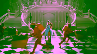 Menulog Menulog Christina and Latto go bananas at the Grocery store Ad Commercial Brand Imagery Photoshoot 0