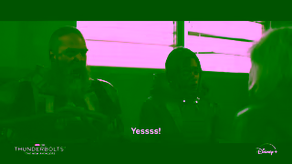 Disney Plus Marvel Studios Thunderbolts Now streaming on Disney Ad Commercial Brand Imagery Photoshoot 0