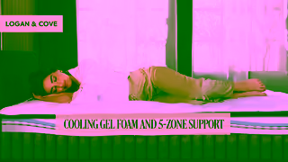 Logan & Cove Unbox Luxury Sleep Logan Cove Mattress Free Comfort Sleep Bundle 365Night Trial Ad Commercial Brand Imagery Photoshoot 1