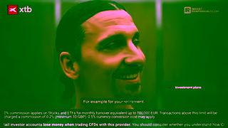 XTB At XTB money works for Zlatan not Zlatan for money Ad Commercial Brand Imagery Photoshoot 1