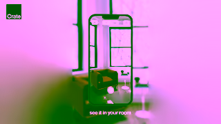 Crate&Barrel CoreEvergreenAppSeeItInYourRoom6sBumper Ad Commercial Brand Imagery Photoshoot 1