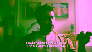 Buckley's Buckleys Sticky Situation Cough Ad Commercial Brand Imagery Photoshoot 2