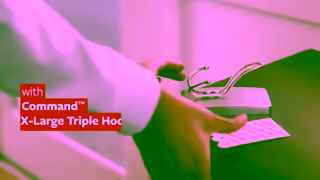 Command Brand Get Organized with NEW Command 10lb Triple Hooks Ad Commercial Brand Imagery Photoshoot 0