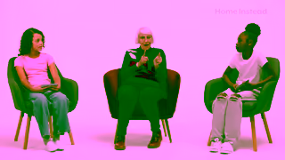 Home Instead Kids Ask Diana Questions About Her Dementia Ad Commercial Brand Imagery Photoshoot 1