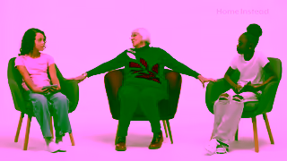 Home Instead Kids Ask Diana Questions About Her Dementia Ad Commercial Brand Imagery Photoshoot 2