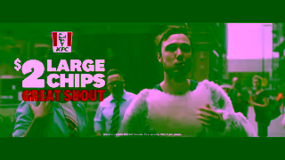 KFC KFCs 2 Large Chips Ad Commercial Brand Imagery Photoshoot 2