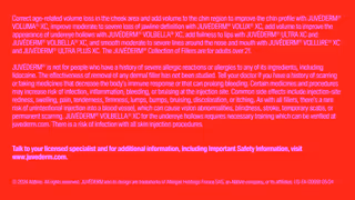 JUVEDERM Cheeks Consideration aid101741 OLV Model Video 30s MM FEMALE Ad Commercial Brand Imagery Photoshoot 2