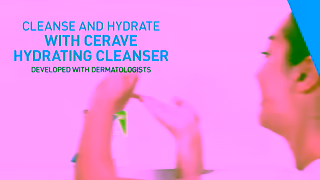 CeraVe Dry Skin Cleanse and Hydrate with CeraVe Hydrating cleanser Ad Commercial Brand Imagery Photoshoot 1