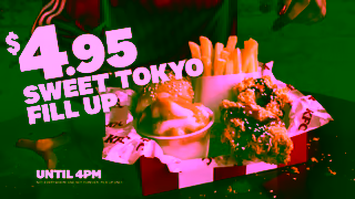 KFC KFCs 495 Sweet Tokyo Fill Up Ad Commercial Brand Imagery Photoshoot 0