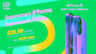 iD Mobile iD Mobile Get the supersmart iPhone 16 from just 2699 a month Ad Commercial Brand Imagery Photoshoot 2