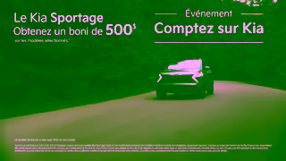 KIA Le Kia Sportage Obtenez un boni de 500 pendant lvnement Comptez sur Kia Ad Commercial Brand Imagery Photoshoot 2