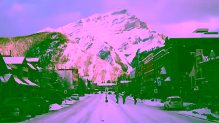 SkiBig3 Banff National Park The whoooaaaa capital of the world Ad Commercial Brand Imagery Photoshoot 2