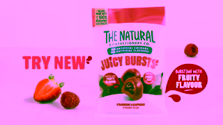 The Natural Try new Juicy Bursts Strawberry Raspberry Flavoured Jellies 6 Ad Commercial Brand Imagery Photoshoot 2