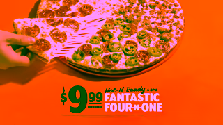 Little Ceasars Pizza Little Caesars Canada Marvel Studios The Fantastic Four First Steps Dinner Saved 15 Ad Commercial Brand Imagery Photoshoot 2