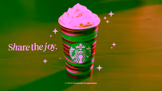 Starbucks Holidays are here at Starbucks Caramel Brule Latte Ad Commercial Brand Imagery Photoshoot 2