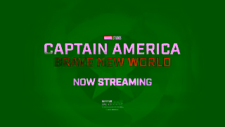 Marvel Captain America Brave New World Now Streaming Only on Disney Ad Commercial Brand Imagery Photoshoot 2