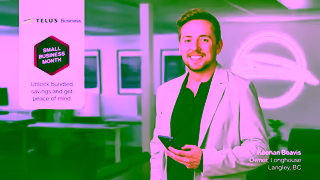 TELUS TELUS Business Small Business Month Samsung Galaxy Z Fold7 Ad Commercial Brand Imagery Photoshoot 2
